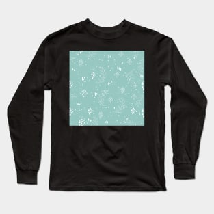 Winter Twigs Pattern Long Sleeve T-Shirt